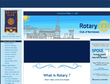 Tablet Screenshot of norristownrotary.org